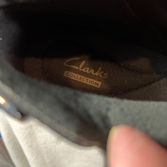Clarks Collection Women's Ankle Boot Leather Black US Size 8.5 - Picture 4 of 9